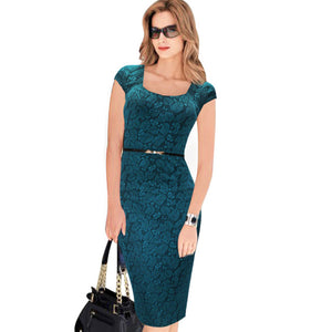 Women Dress 20 Styles Floral Print Vestidos Work Business Casual Straight Summer Dresses Plus Size 0100