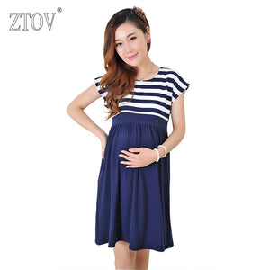 ZTOV Women Long Dresses Maternity Nursing Dress for Pregnant Women Pregnancy Women's dress Clothing Mother Home Clothes L/XL/XXL