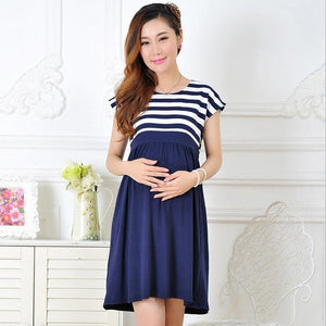 ZTOV Women Long Dresses Maternity Nursing Dress for Pregnant Women Pregnancy Women's dress Clothing Mother Home Clothes L/XL/XXL