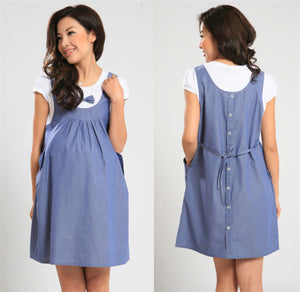 Retail 1PC Maternity Clothes Summer Dress For Pregnant Women Casual Cotton Maternity Dresses 2017 New