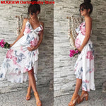 Maternity Dresses Maternity Clothes Pregnancy Dress Pregnant Dress Casual Floral Falbala Pregnants Dress Comfortable Sundress