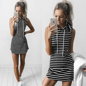 2018 Hot Selling Women Sexy Spring Summer Evening Party Casual Sleeveless Dresses Lady's Mini Dress